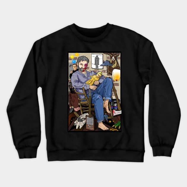 Ryle Russen Crewneck Sweatshirt by Unbelievers Podcast